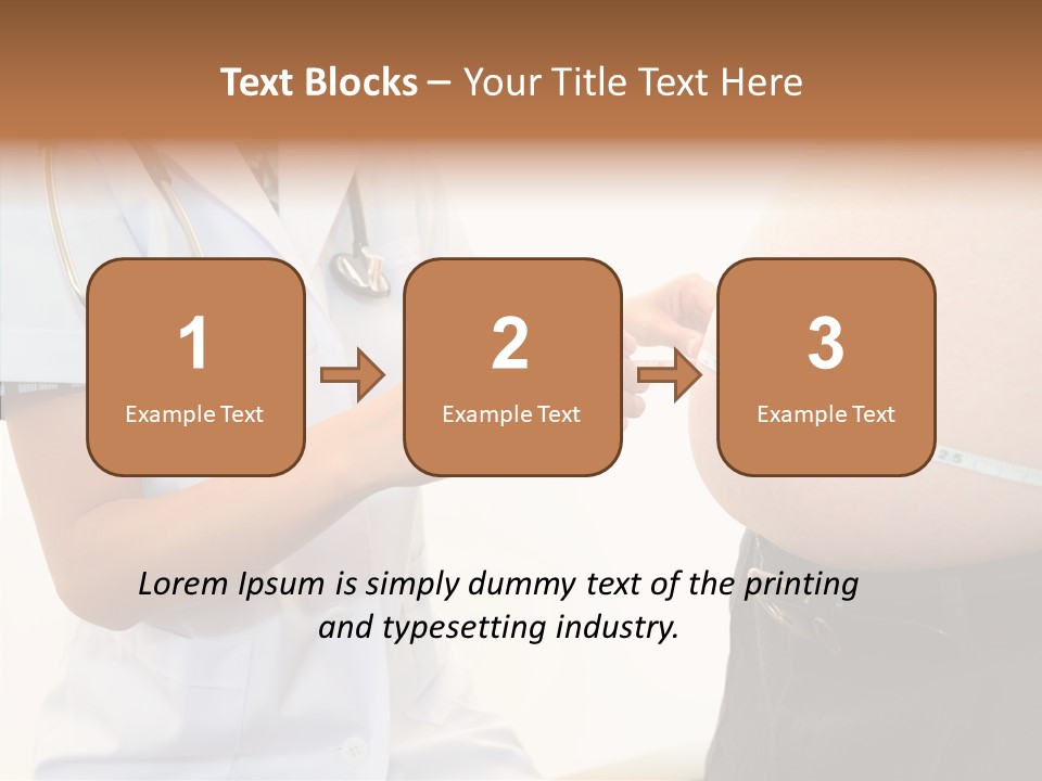Doctor Aged Stomach PowerPoint Template