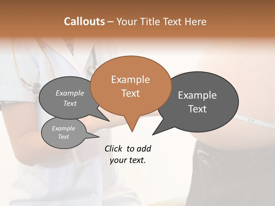 Doctor Aged Stomach PowerPoint Template