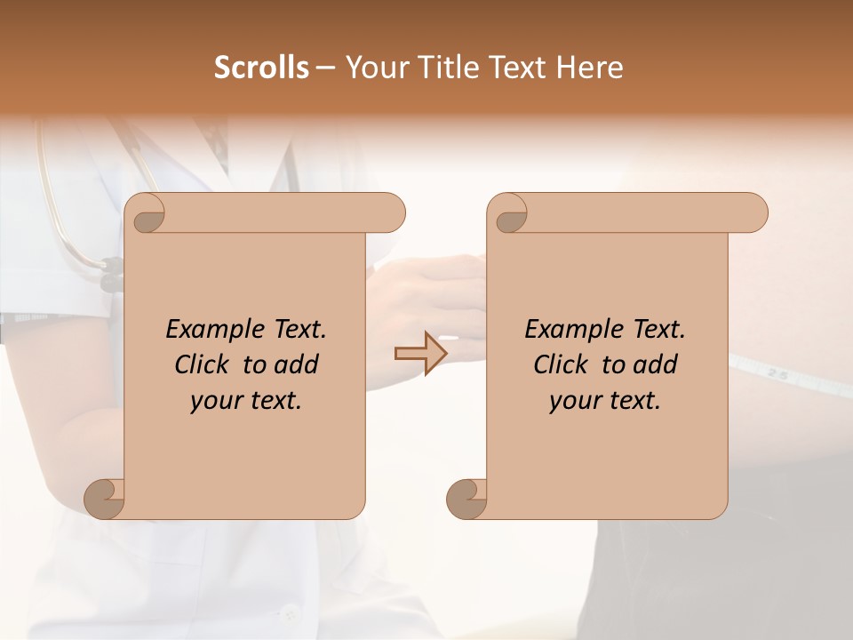 Doctor Aged Stomach PowerPoint Template