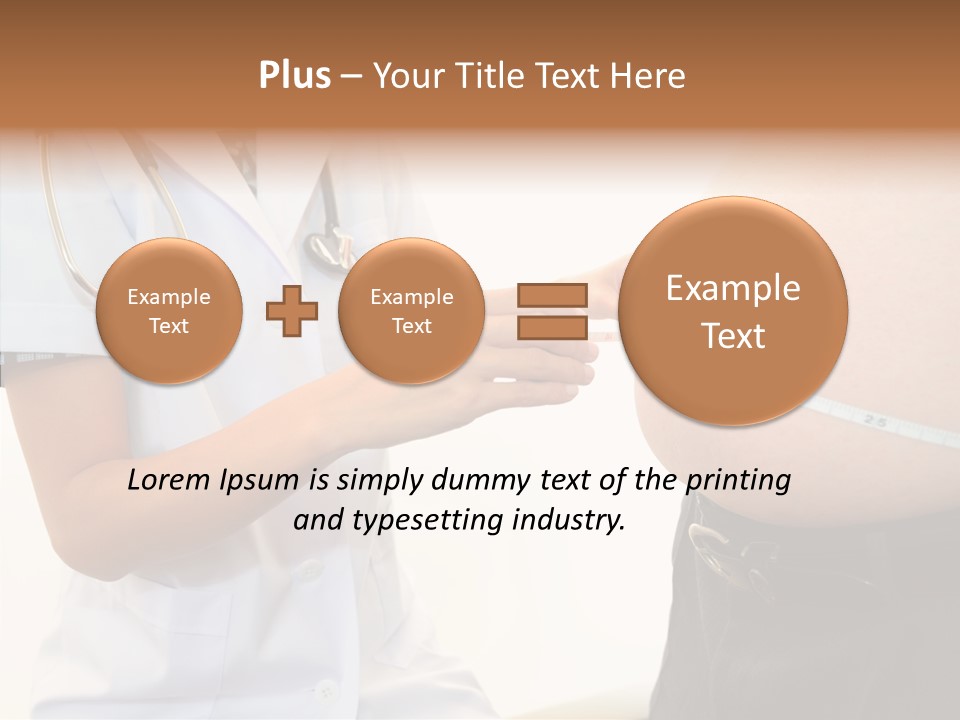 Doctor Aged Stomach PowerPoint Template