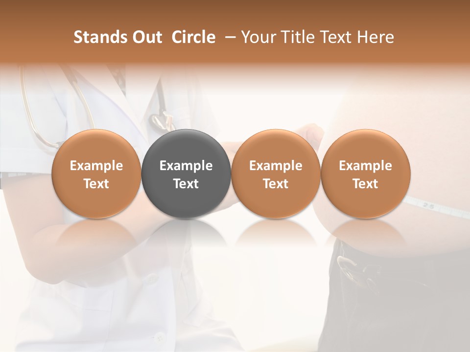 Doctor Aged Stomach PowerPoint Template