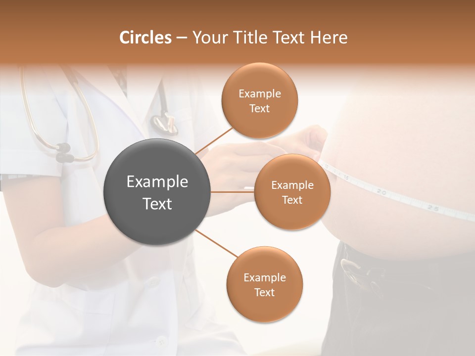 Doctor Aged Stomach PowerPoint Template