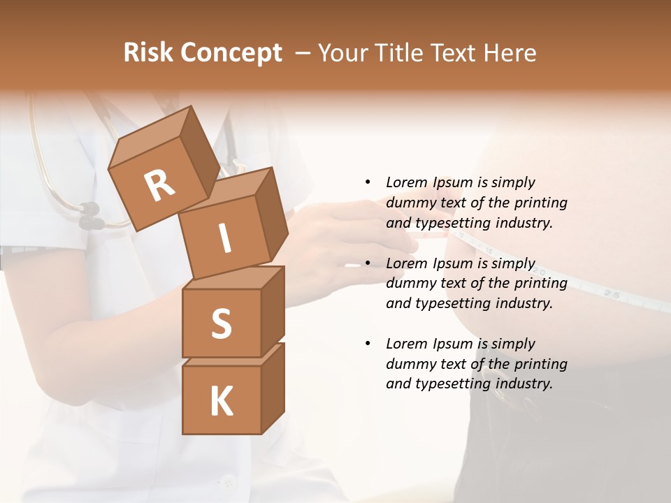 Doctor Aged Stomach PowerPoint Template