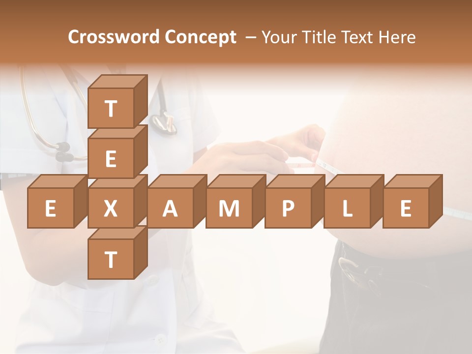 Doctor Aged Stomach PowerPoint Template