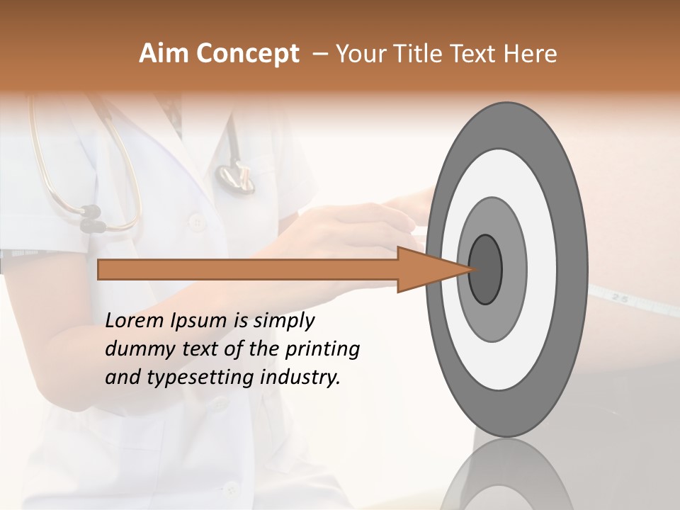 Doctor Aged Stomach PowerPoint Template