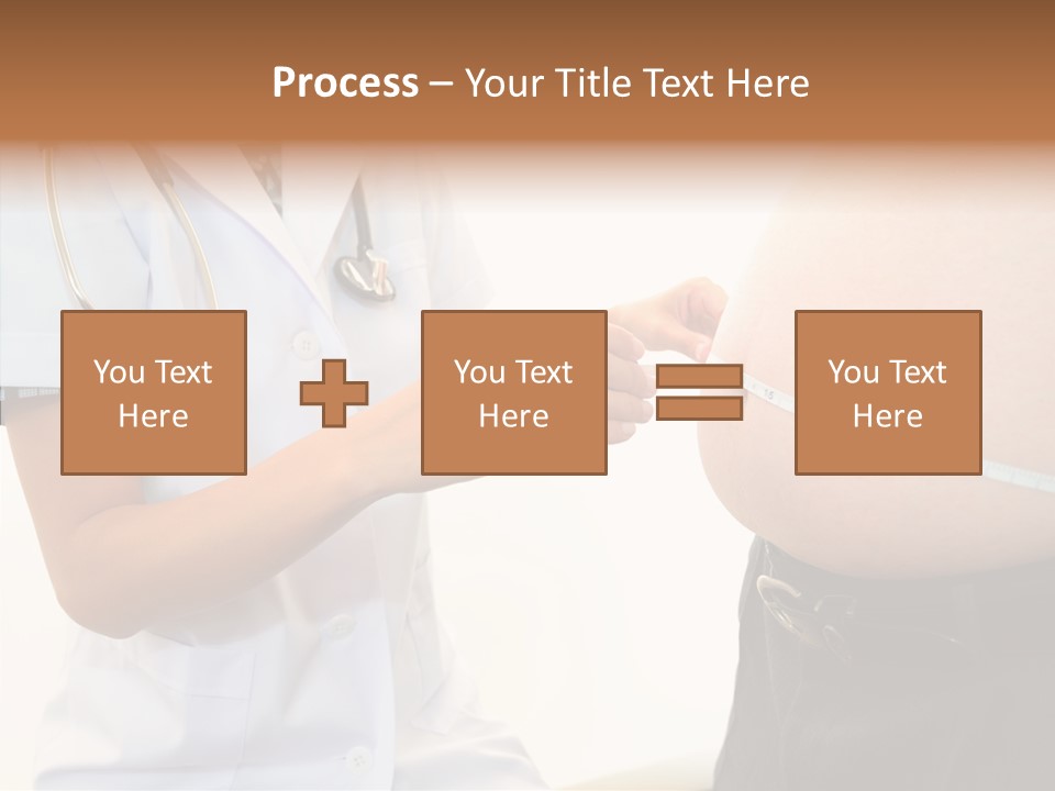 Doctor Aged Stomach PowerPoint Template