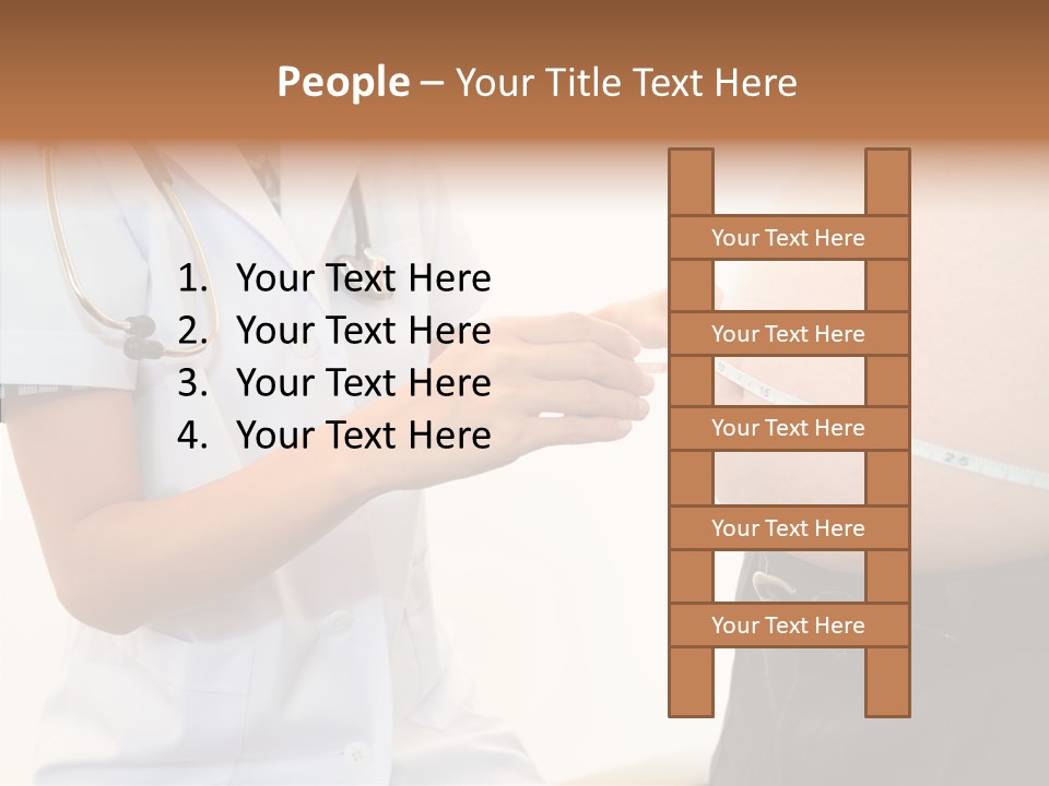 Doctor Aged Stomach PowerPoint Template