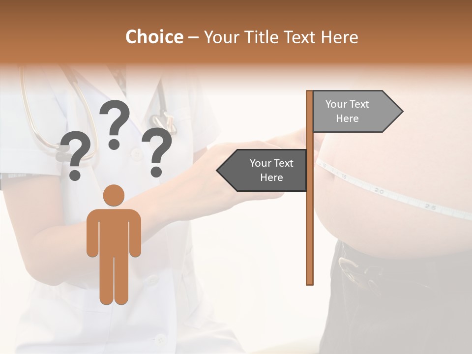 Doctor Aged Stomach PowerPoint Template