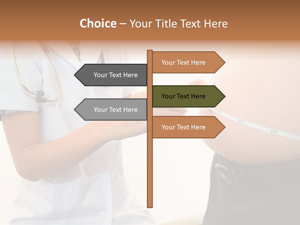 Doctor Aged Stomach PowerPoint Template
