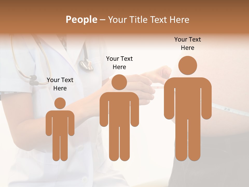 Doctor Aged Stomach PowerPoint Template