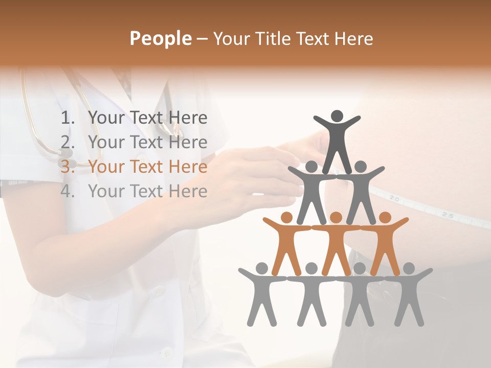 Doctor Aged Stomach PowerPoint Template