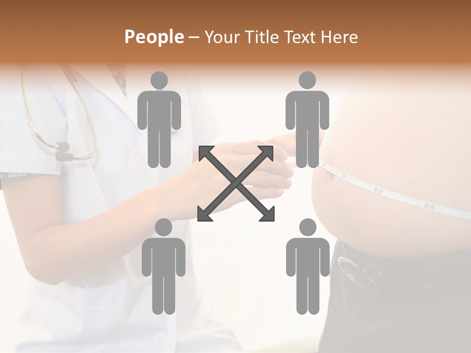 Doctor Aged Stomach PowerPoint Template