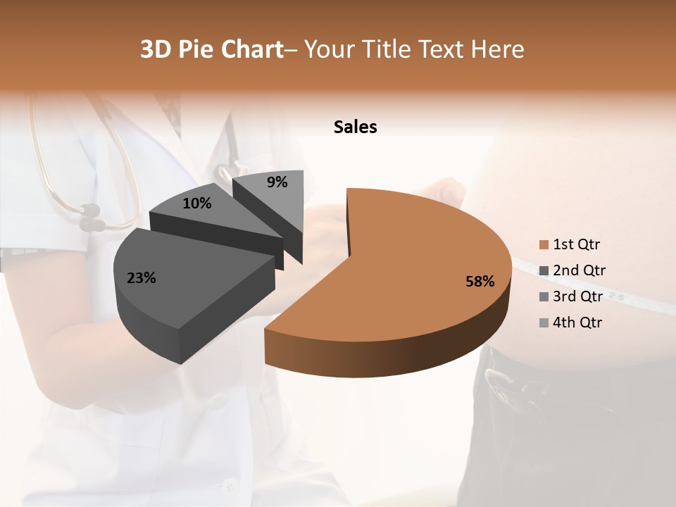 Doctor Aged Stomach PowerPoint Template