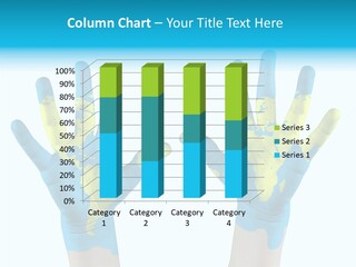 Green Cupped Hands Cartography PowerPoint Template