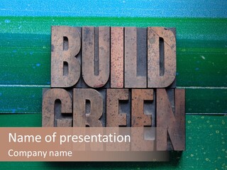 Energy Efficient Build Environment PowerPoint Template