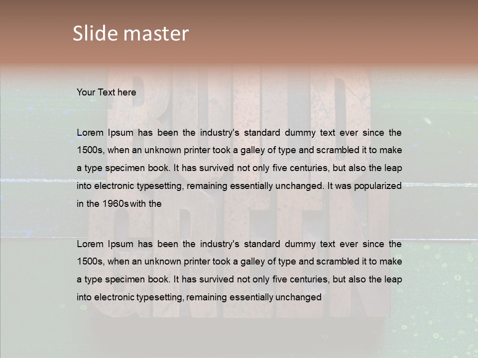 Energy Efficient Build Environment PowerPoint Template
