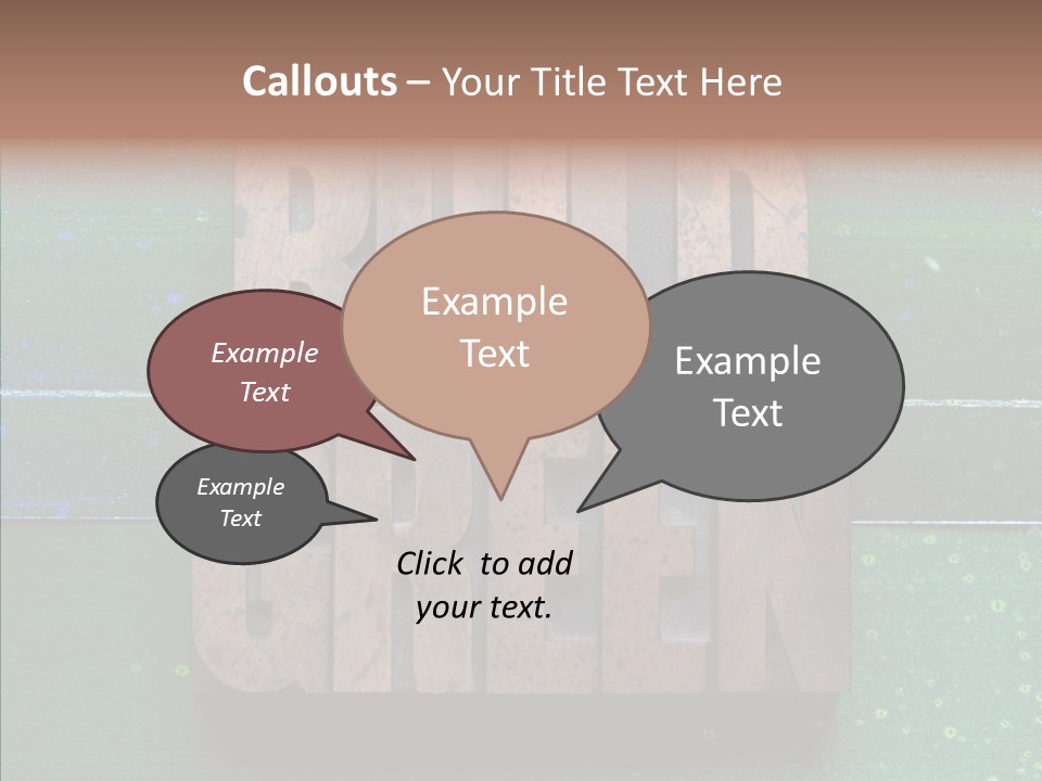 Energy Efficient Build Environment PowerPoint Template
