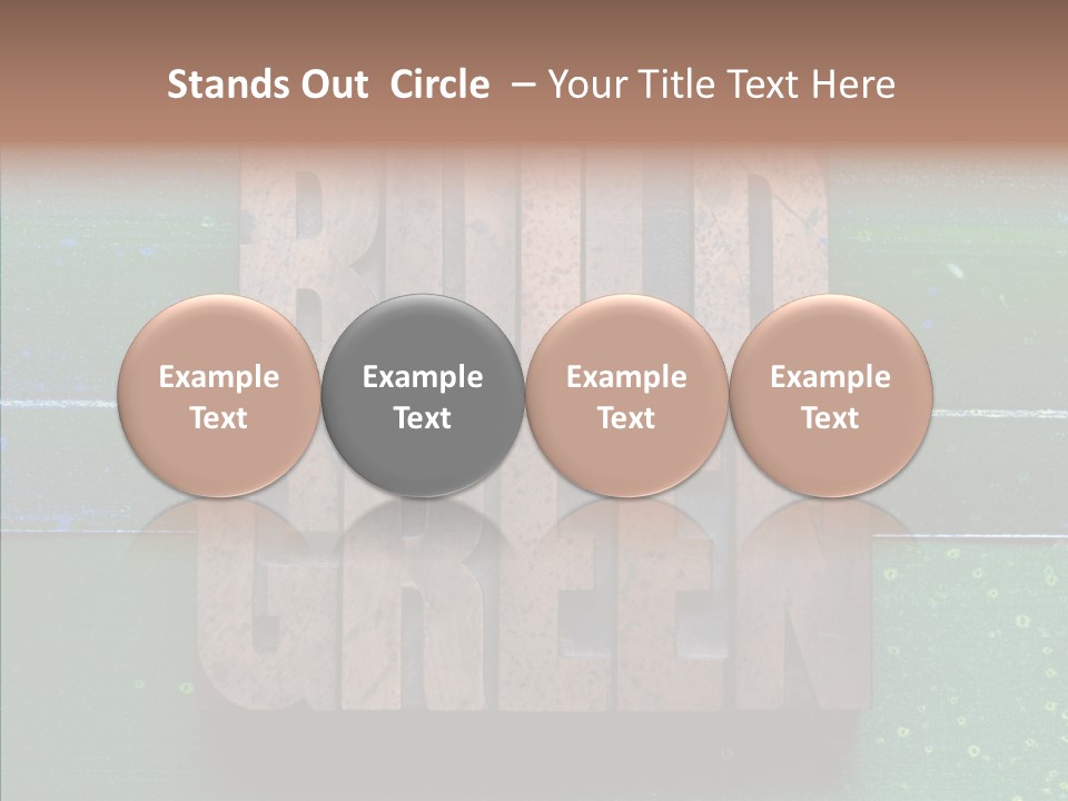 Energy Efficient Build Environment PowerPoint Template