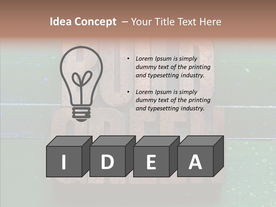 Energy Efficient Build Environment PowerPoint Template