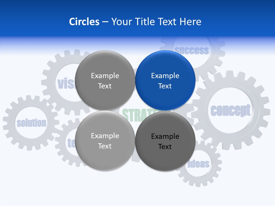 Team Gear Success PowerPoint Template
