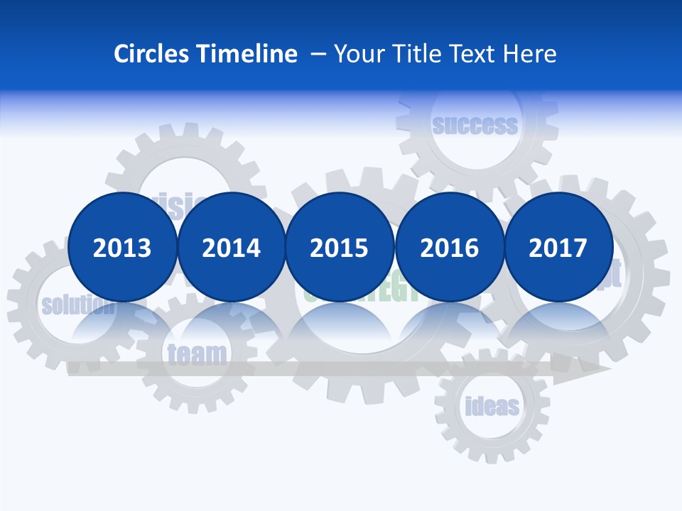 Team Gear Success PowerPoint Template