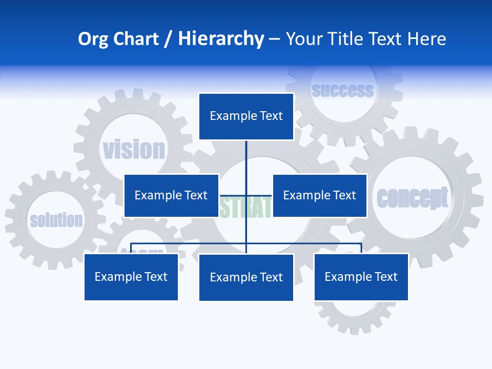 Team Gear Success PowerPoint Template