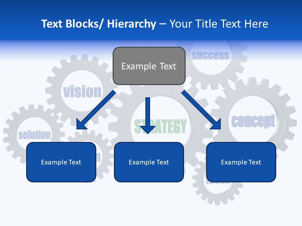 Team Gear Success PowerPoint Template
