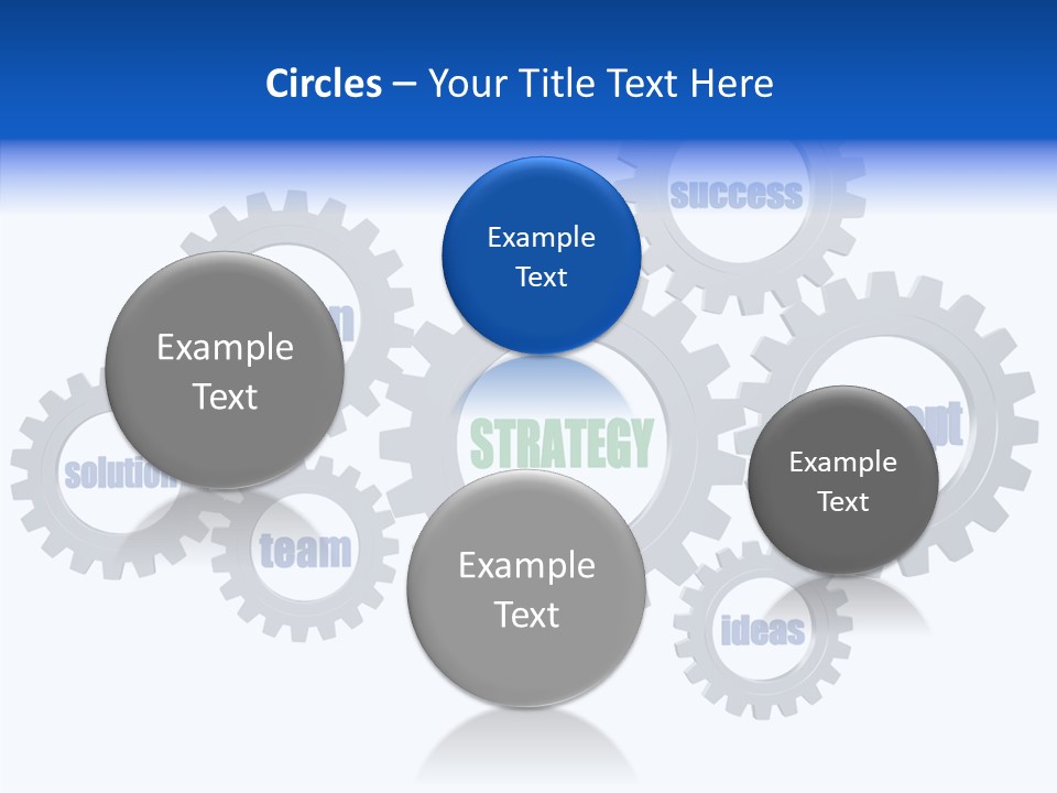Team Gear Success PowerPoint Template
