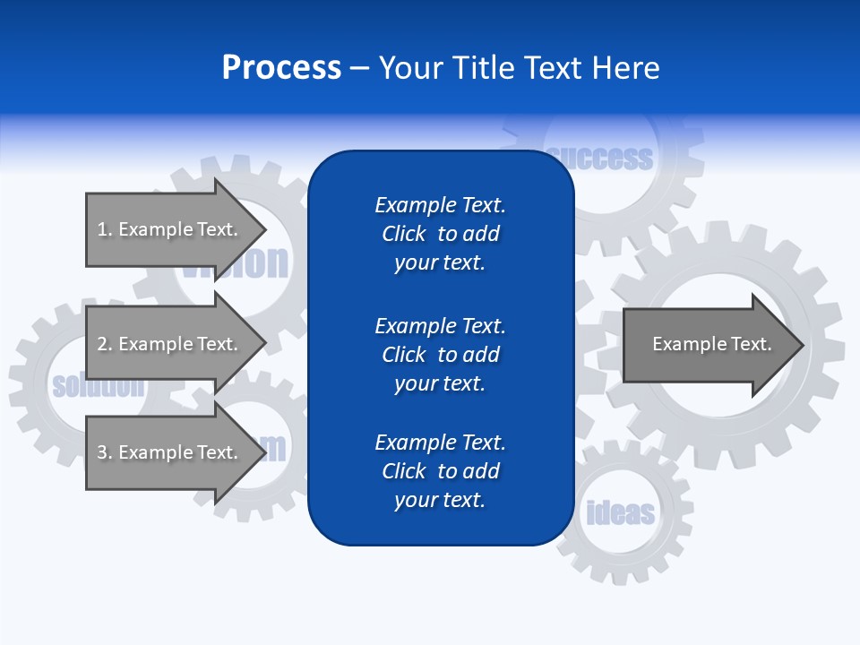 Team Gear Success PowerPoint Template