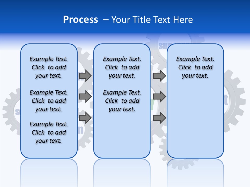 Team Gear Success PowerPoint Template