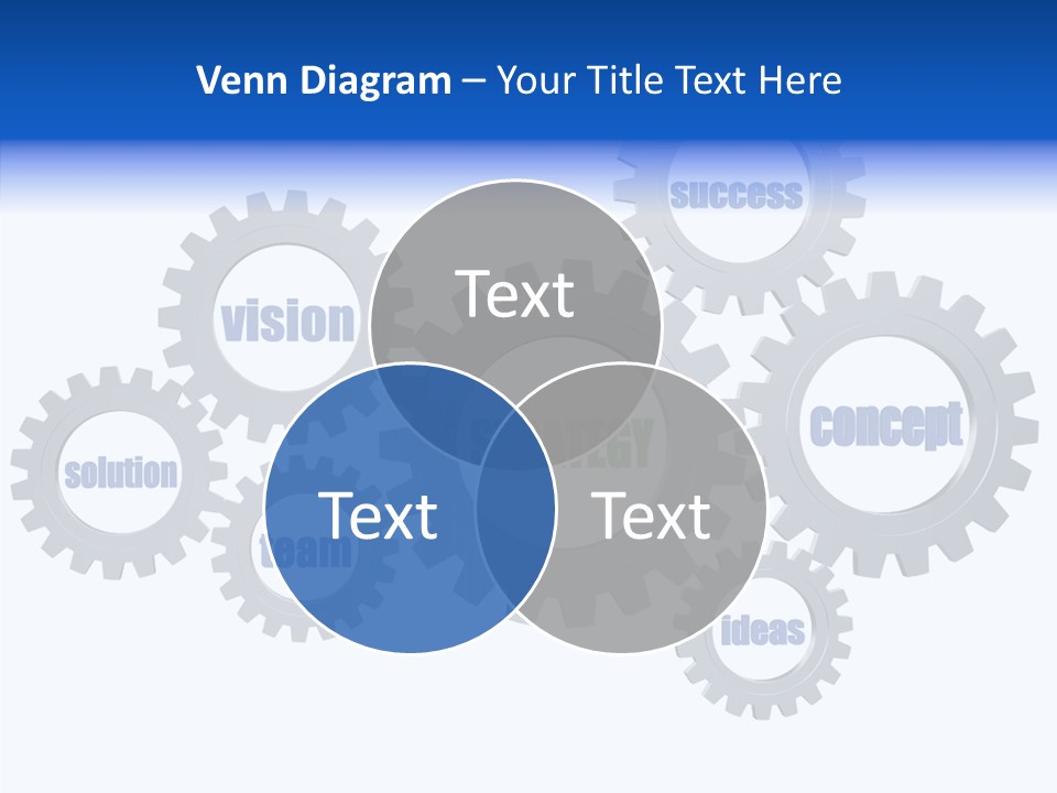 Team Gear Success PowerPoint Template