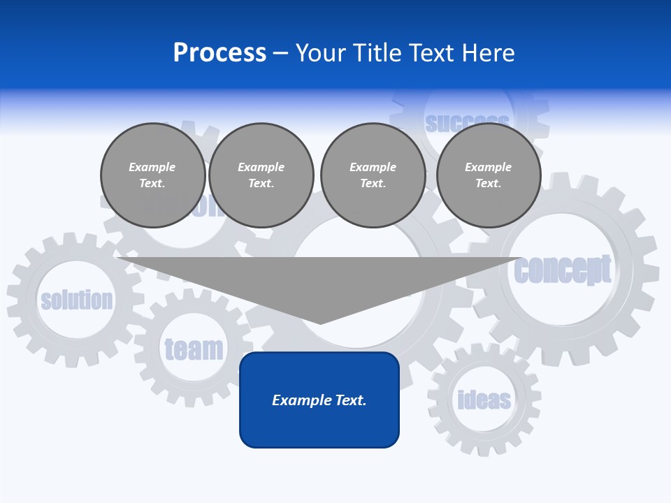 Team Gear Success PowerPoint Template
