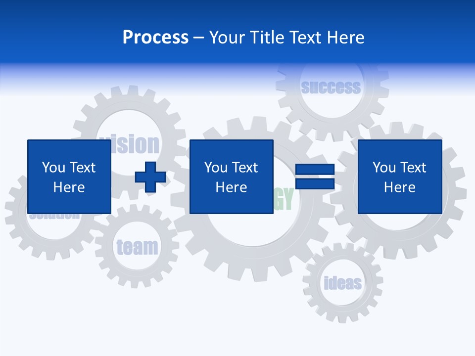 Team Gear Success PowerPoint Template