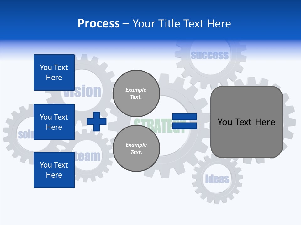 Team Gear Success PowerPoint Template