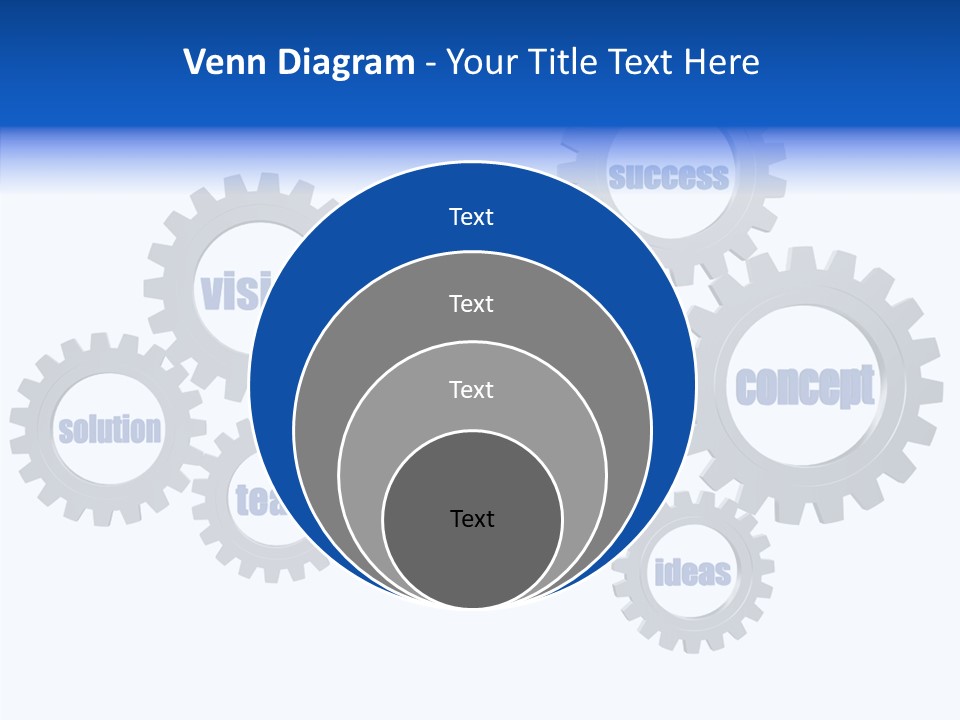 Team Gear Success PowerPoint Template