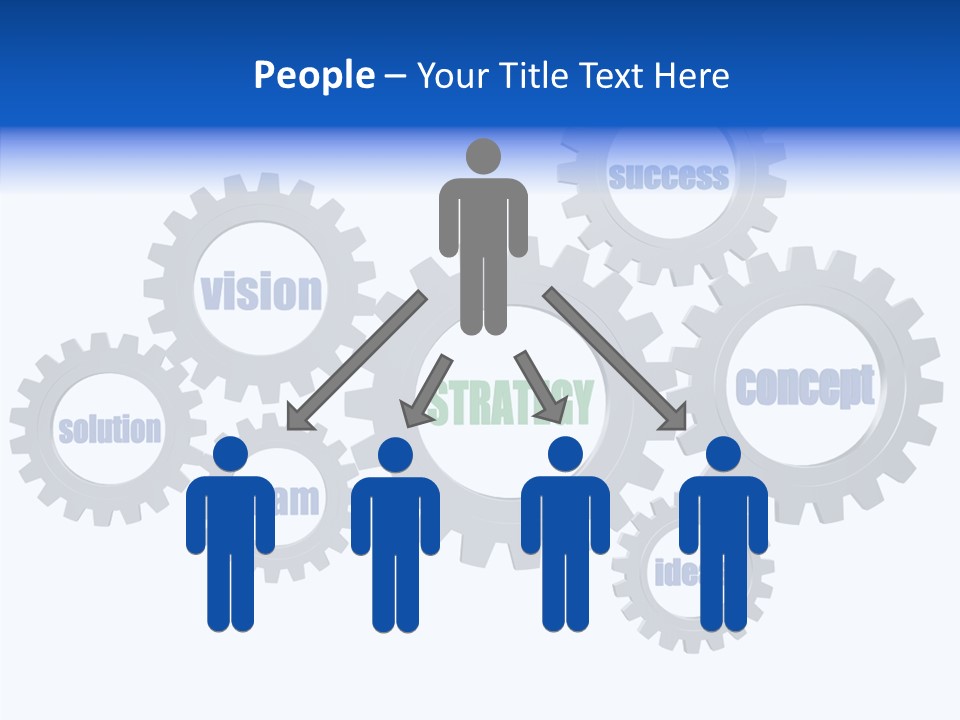 Team Gear Success PowerPoint Template