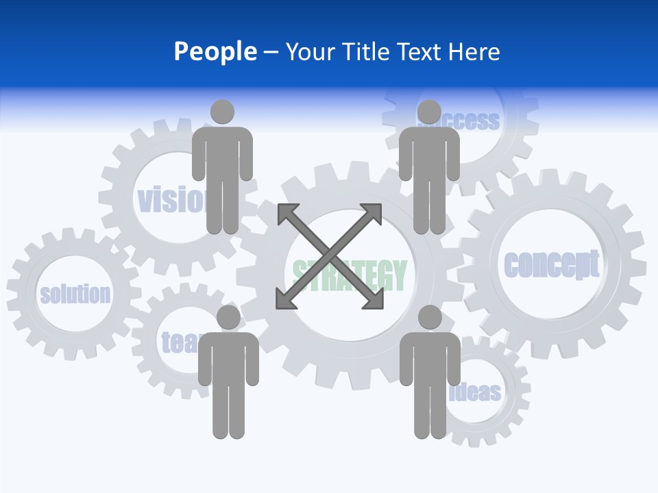 Team Gear Success PowerPoint Template