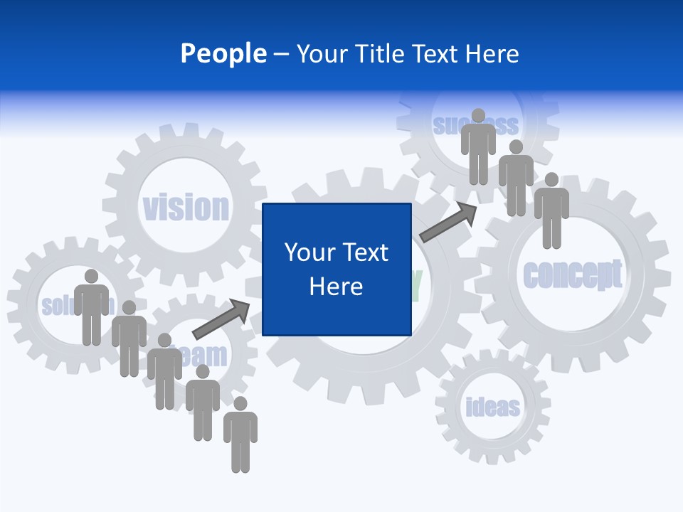 Team Gear Success PowerPoint Template