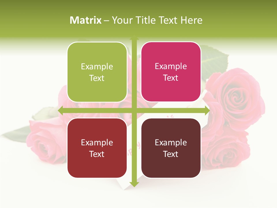 Blossom Greeting Freshness PowerPoint Template