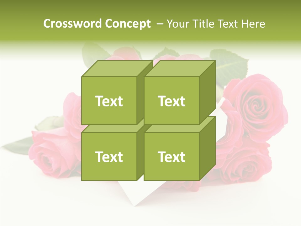 Blossom Greeting Freshness PowerPoint Template