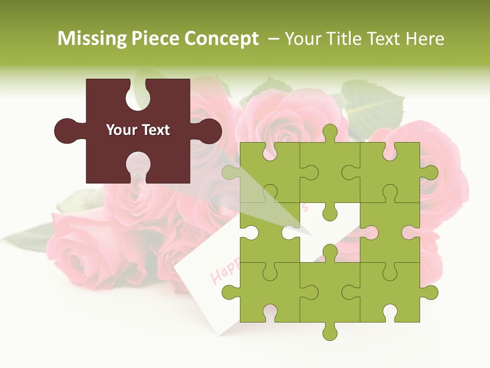 Blossom Greeting Freshness PowerPoint Template