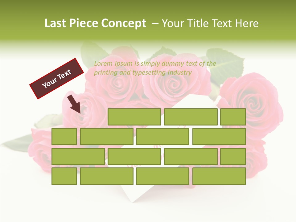 Blossom Greeting Freshness PowerPoint Template