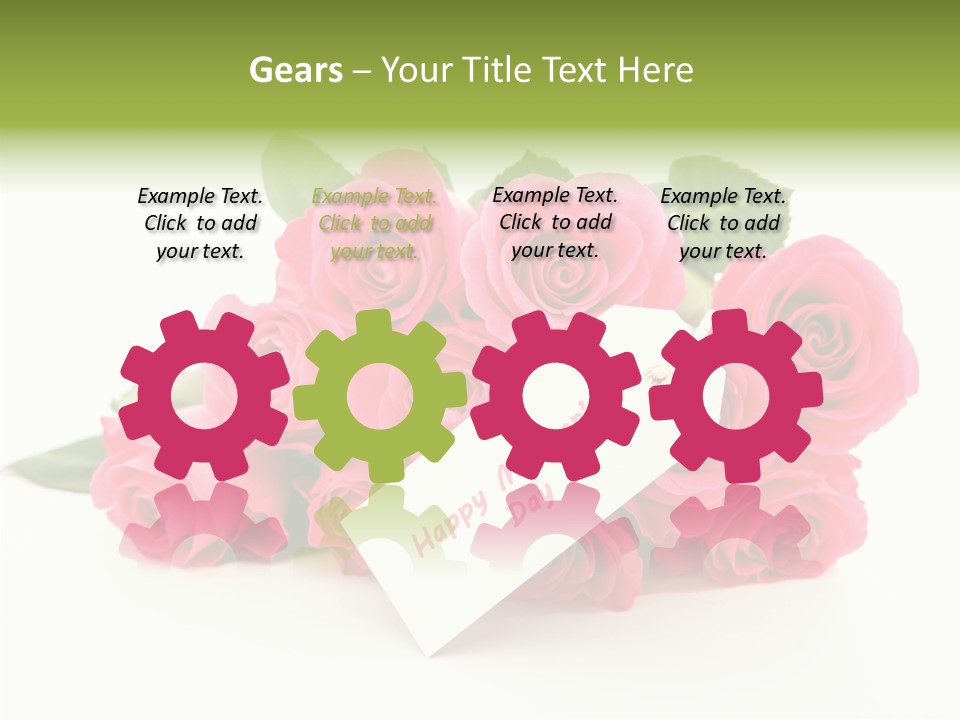 Blossom Greeting Freshness PowerPoint Template