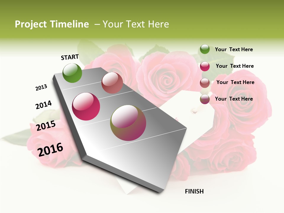 Blossom Greeting Freshness PowerPoint Template