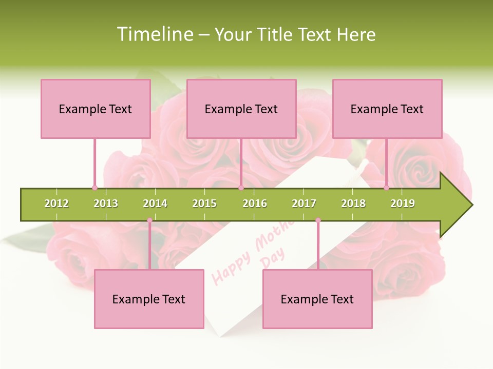 Blossom Greeting Freshness PowerPoint Template