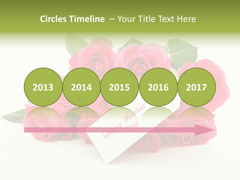 Blossom Greeting Freshness PowerPoint Template