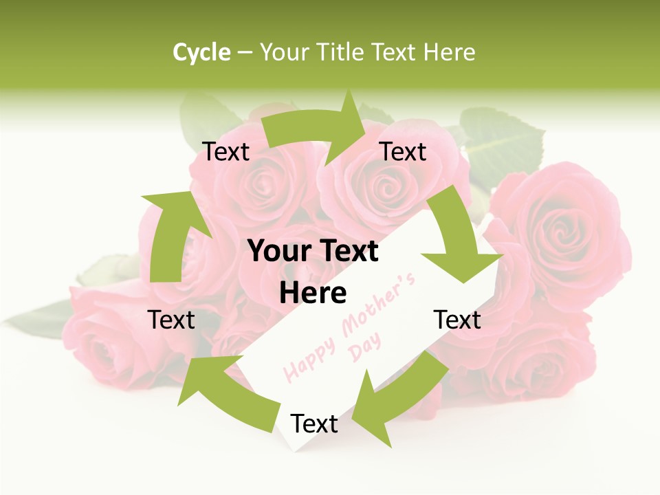 Blossom Greeting Freshness PowerPoint Template