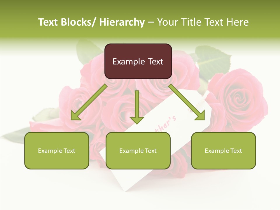 Blossom Greeting Freshness PowerPoint Template