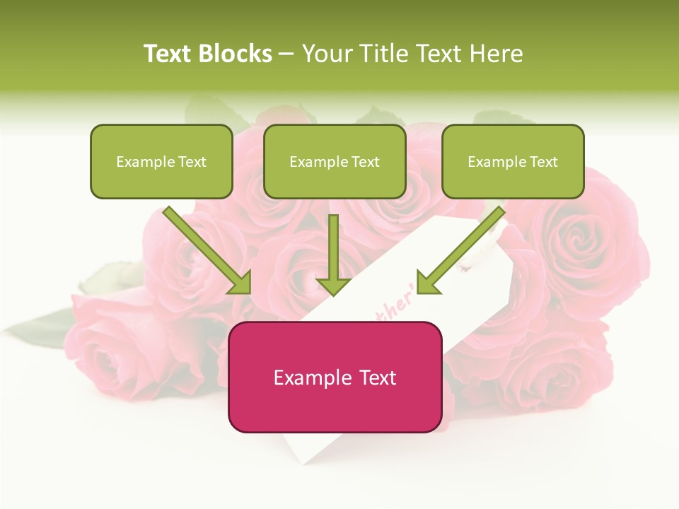 Blossom Greeting Freshness PowerPoint Template