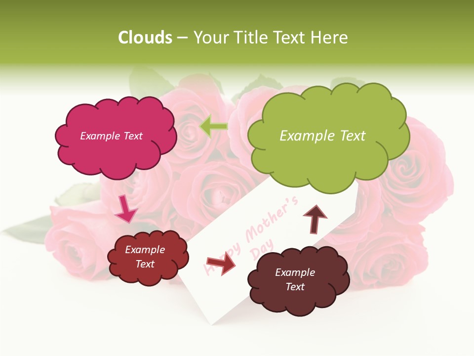 Blossom Greeting Freshness PowerPoint Template